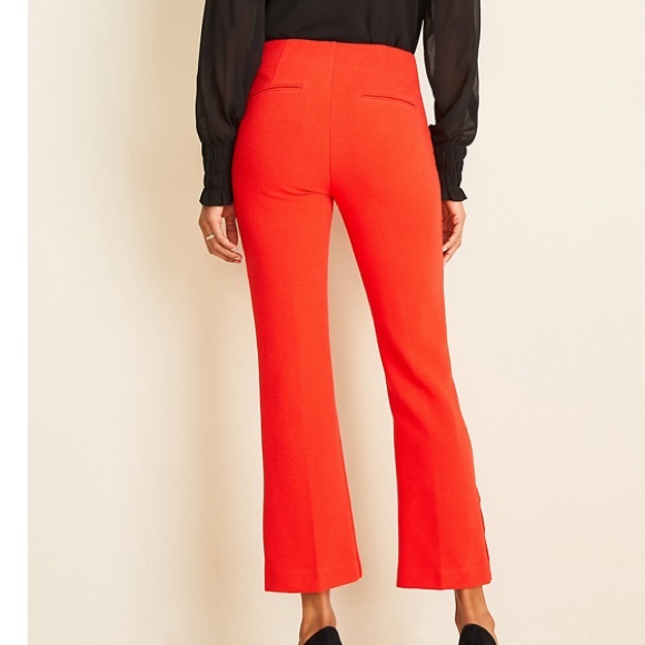 Red flare pants - Picture 2 of 2